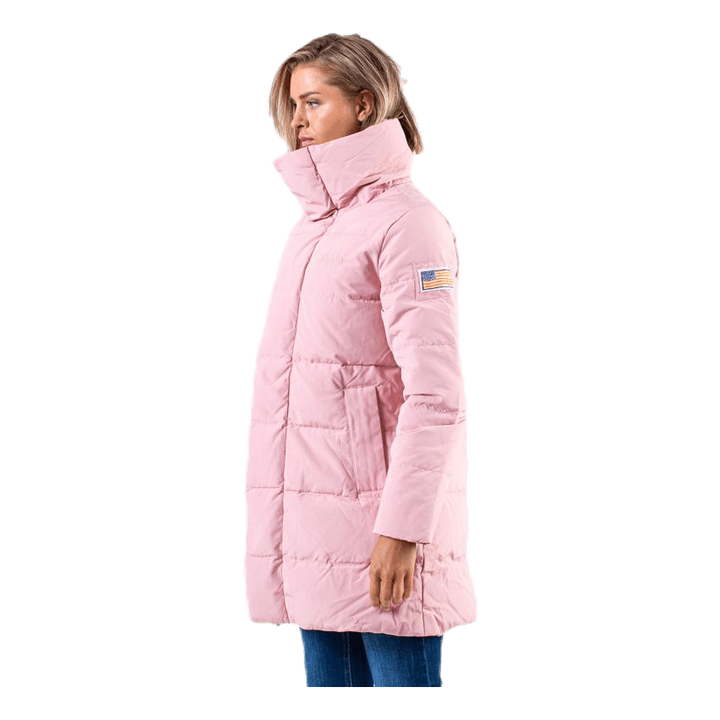 Slim Fit Padded Jacket Pink