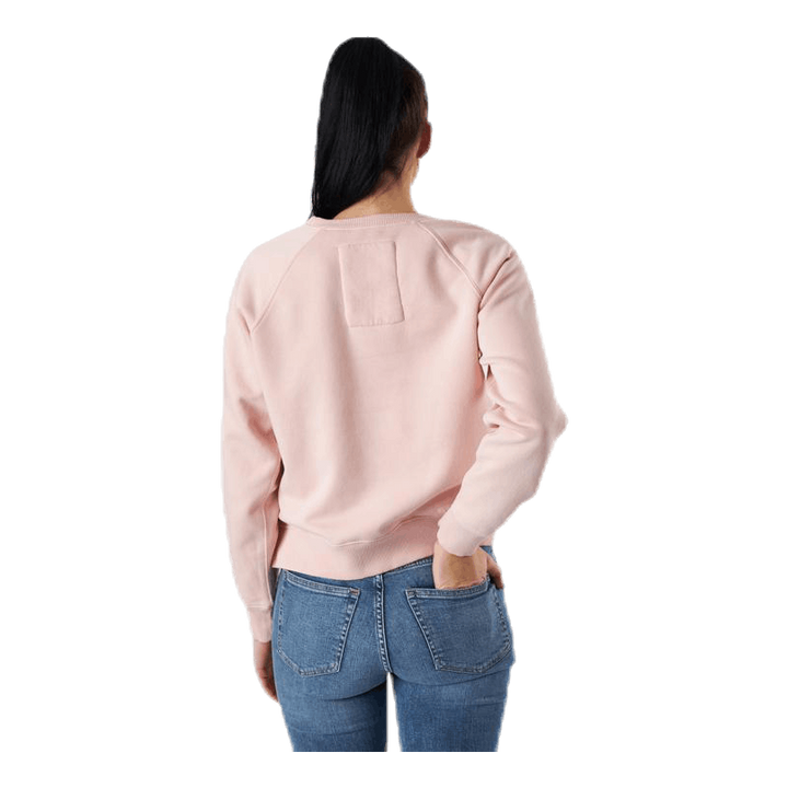 Svea Embo Crew Neck Pink