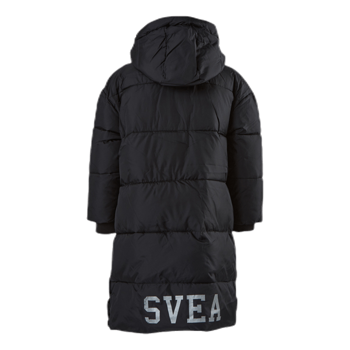 Long Puffer Coat Junior Black