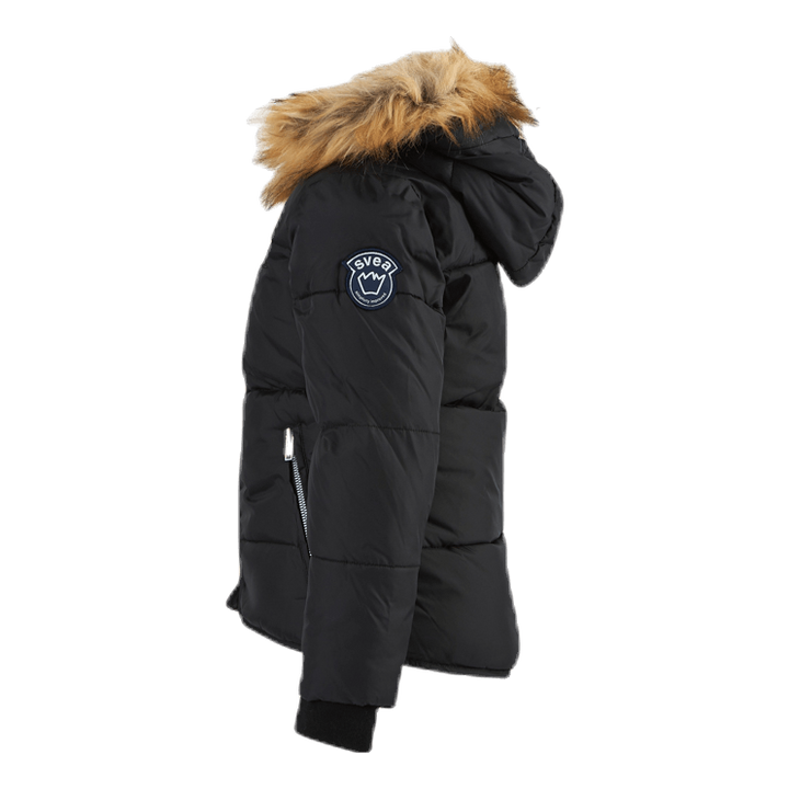 Short Slim Jacket Junior Black