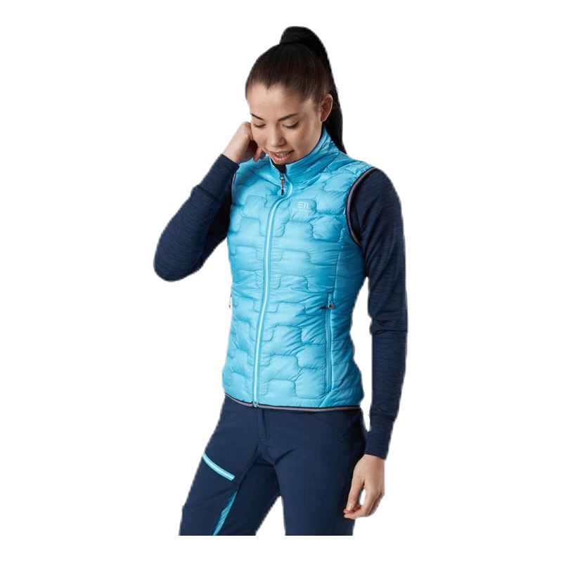 Motion Down Vest  Turquoise