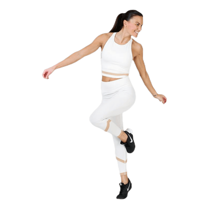 Seamless Crop Tank White