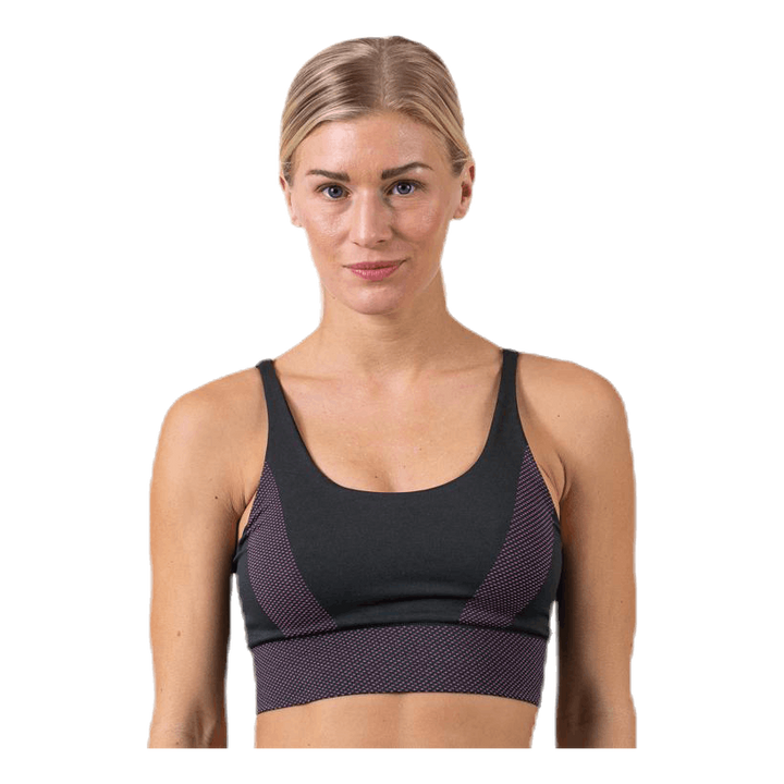 Jaquard Seamless Top Pink/Green