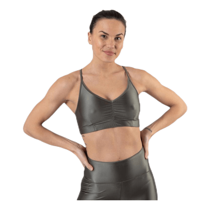 Gloss Bra Top Green