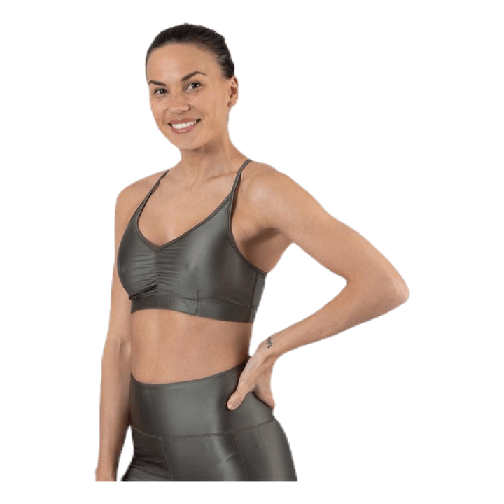 Gloss Bra Top Green