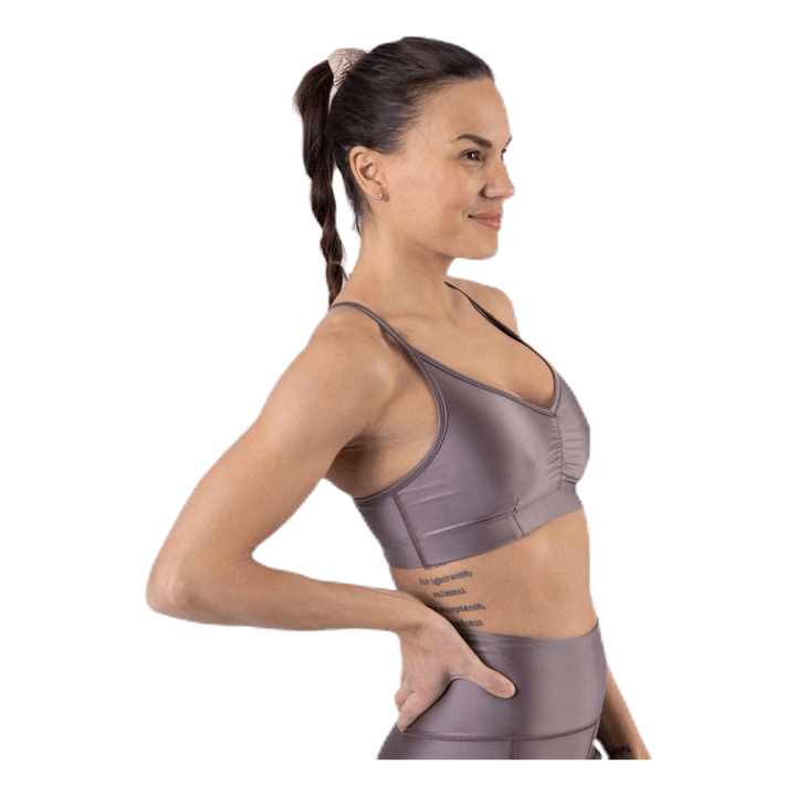 Gloss Bra Top Purple