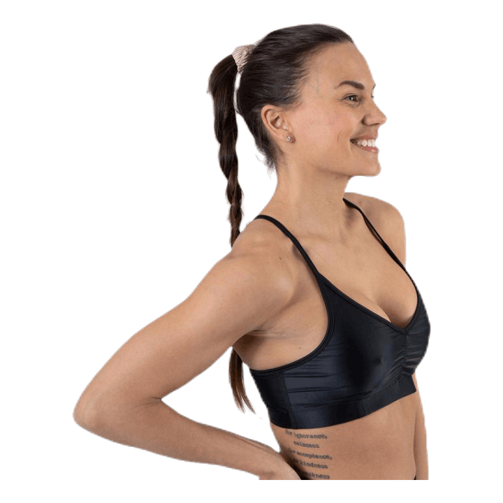 Gloss Bra Top Black