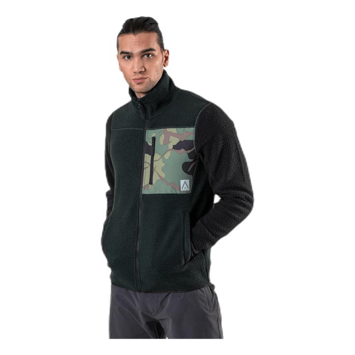Retro Pile Jacket Green