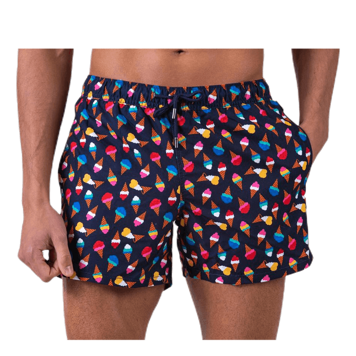 Ice Cream Swim Shorts Blue