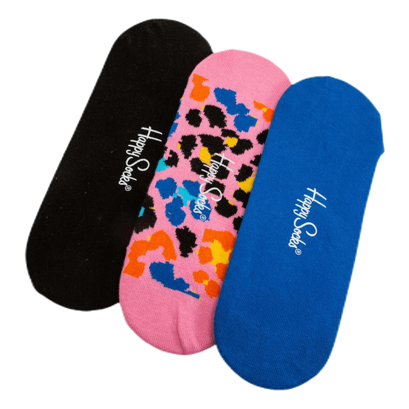 3-Pack Multi Leo Liner Sock Pink
