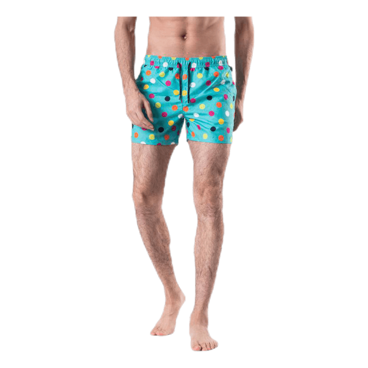 Big Dot Swim Shorts Green