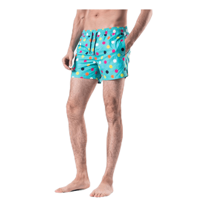Big Dot Swim Shorts Green