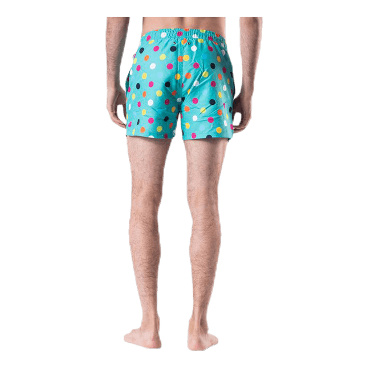 Big Dot Swim Shorts Green