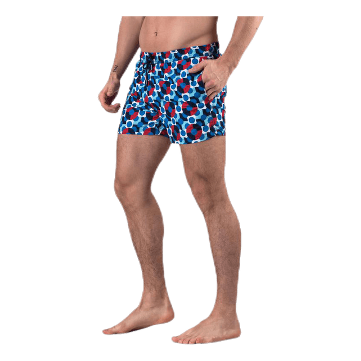 Illusion Dot Swim Shorts Blue