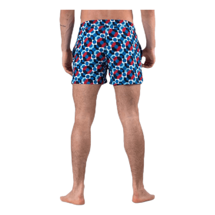 Illusion Dot Swim Shorts Blue