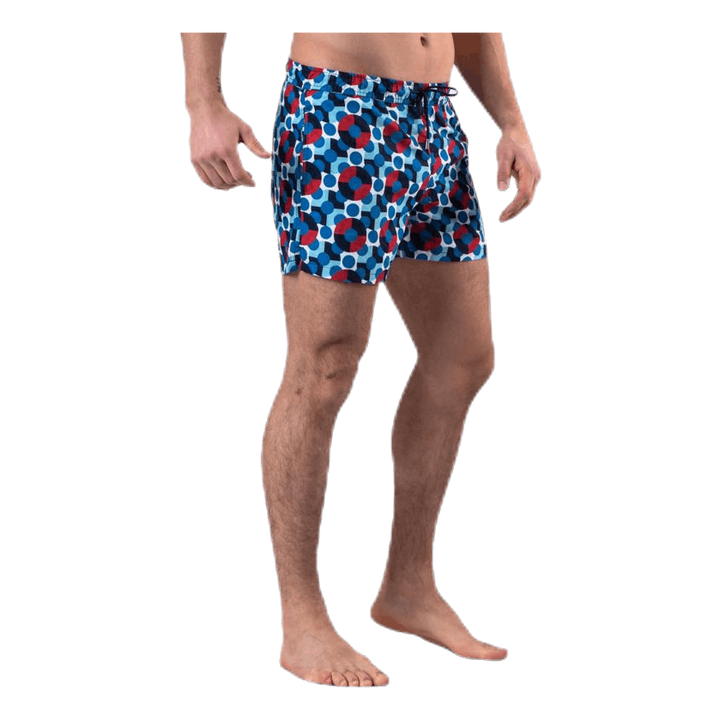 Illusion Dot Swim Shorts Blue