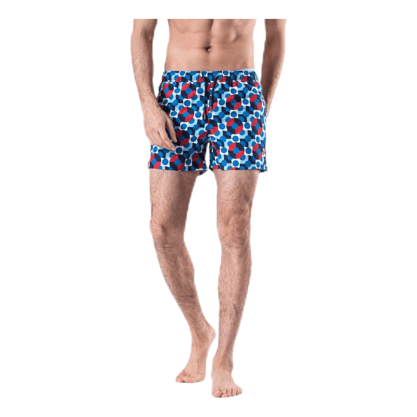 Illusion Dot Swim Shorts Blue