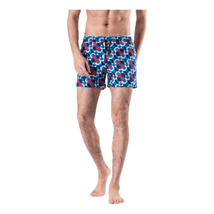 Illusion Dot Swim Shorts Blue