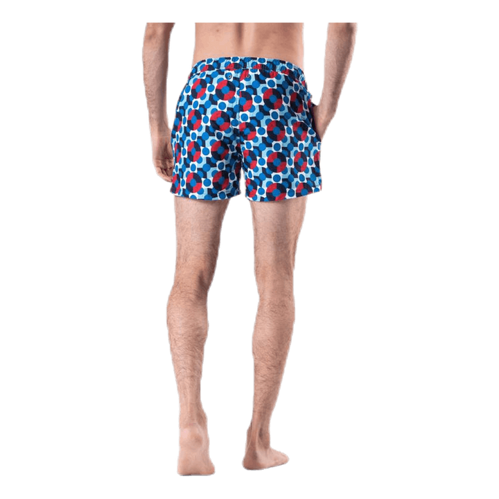 Illusion Dot Swim Shorts Blue