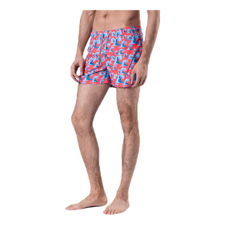 Wave Swim Shorts Red
