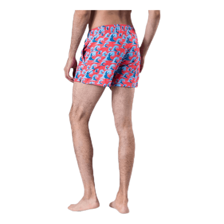 Wave Swim Shorts Red