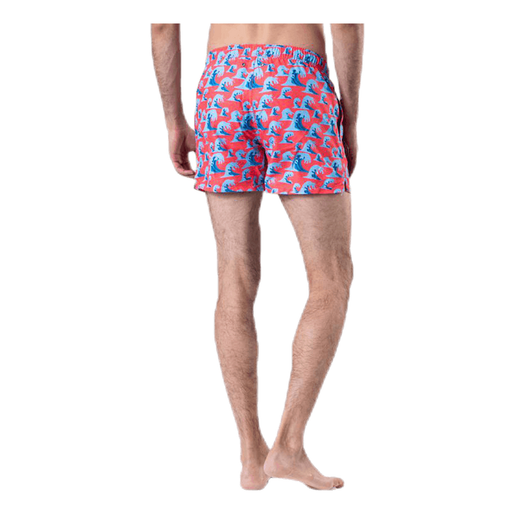 Wave Swim Shorts Red