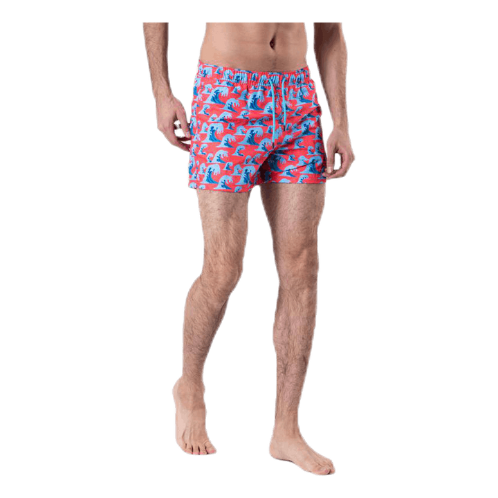 Wave Swim Shorts Red