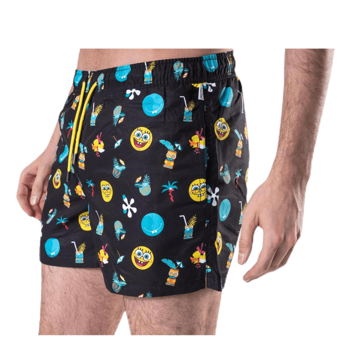 Sponge Bob Swim Shorts Black