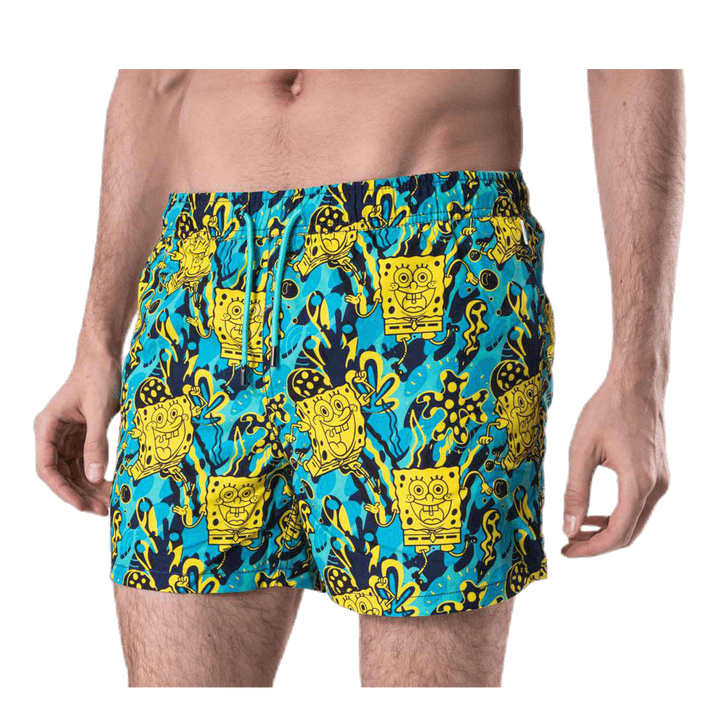 Sponge Bob Swim Shorts Blue/Yellow
