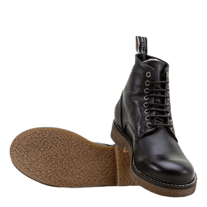 Rummy Leather Boots Black