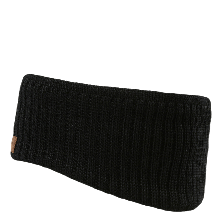 Lobonäs Wool Fleece-Lined Headband Black