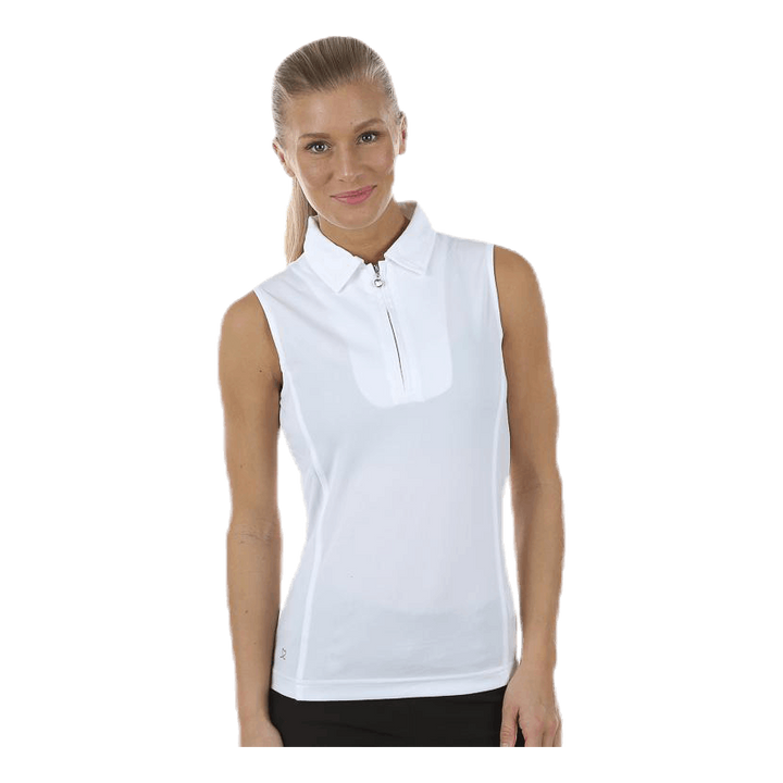 Macy S/L Polo Shirt White