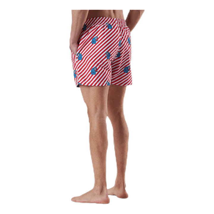 Polka Monkey Red