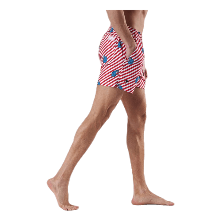 Polka Monkey Red