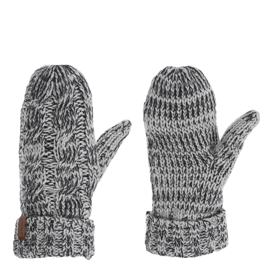 Handlight Reflective Mitten Black/Grey