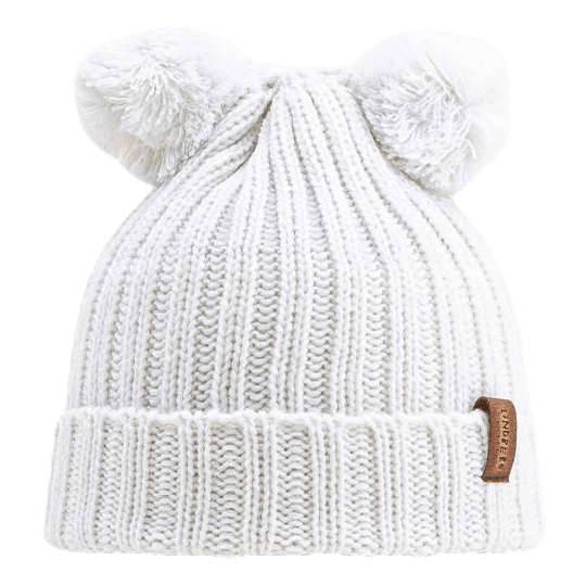 Roxtuna Pompom Hat White