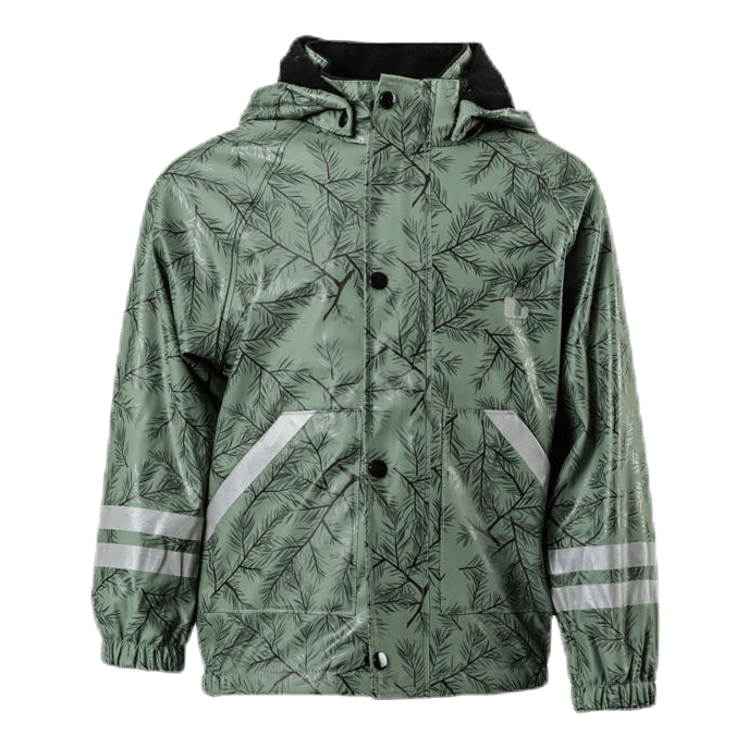 Nordskog Fleece-Lined Rain Set Green