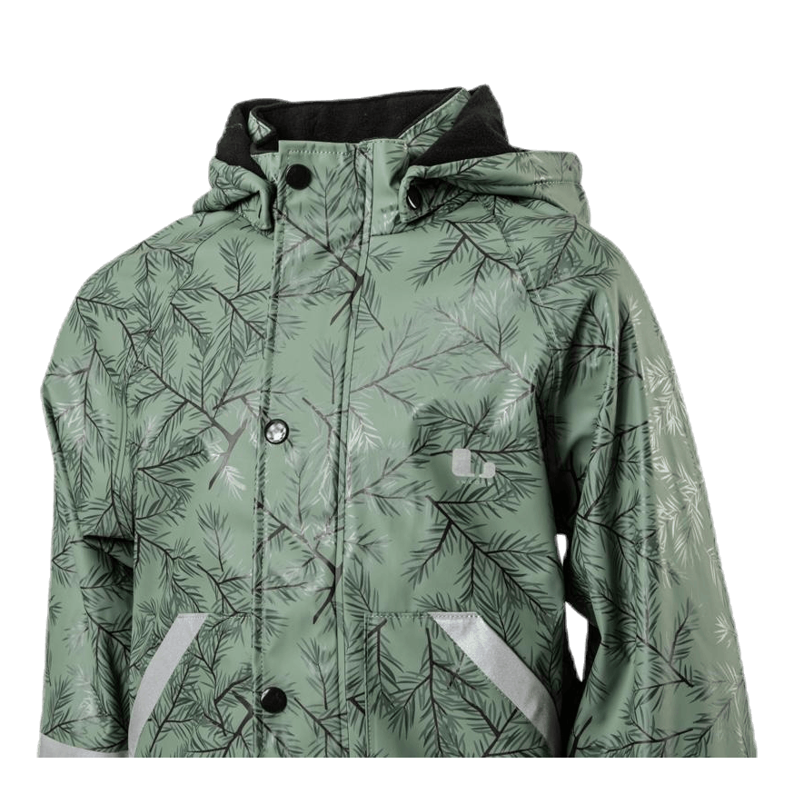 Nordskog Fleece-Lined Rain Set Green