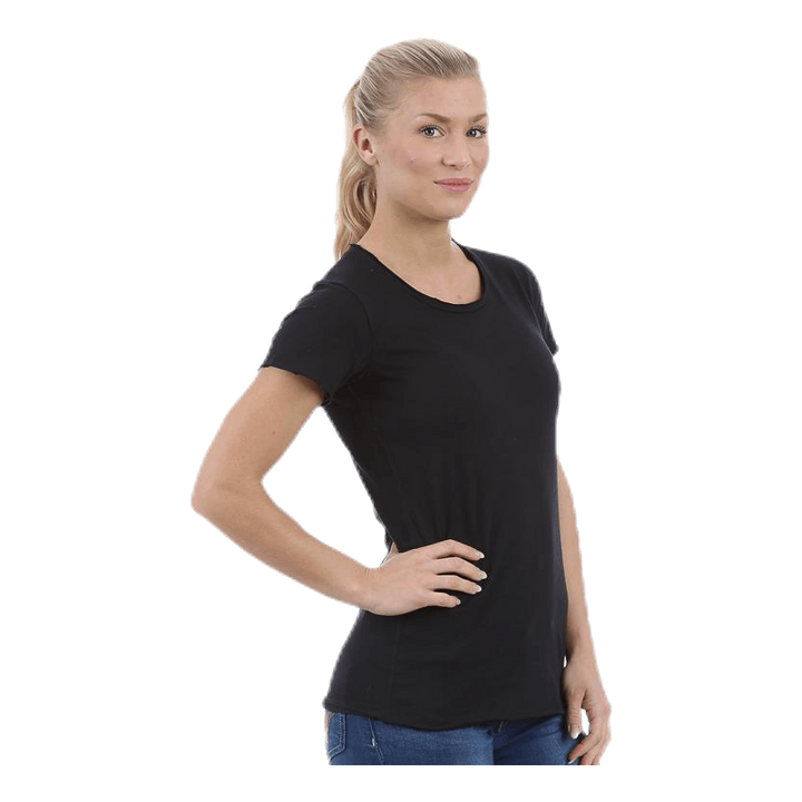 Crew-Neck Relaxed Black