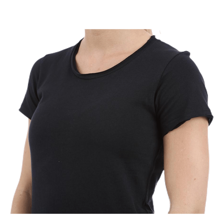 Crew-Neck Relaxed Black