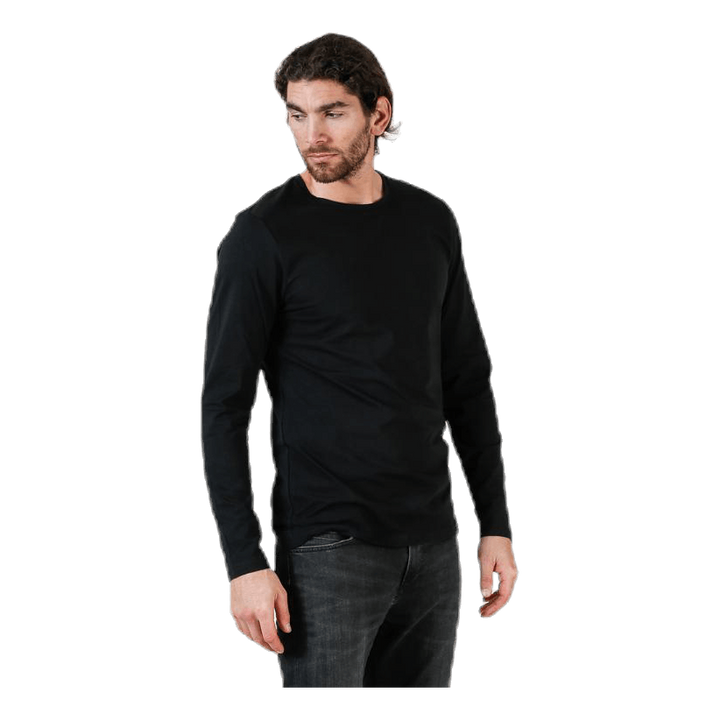 Crew Neck Longsleeve Black