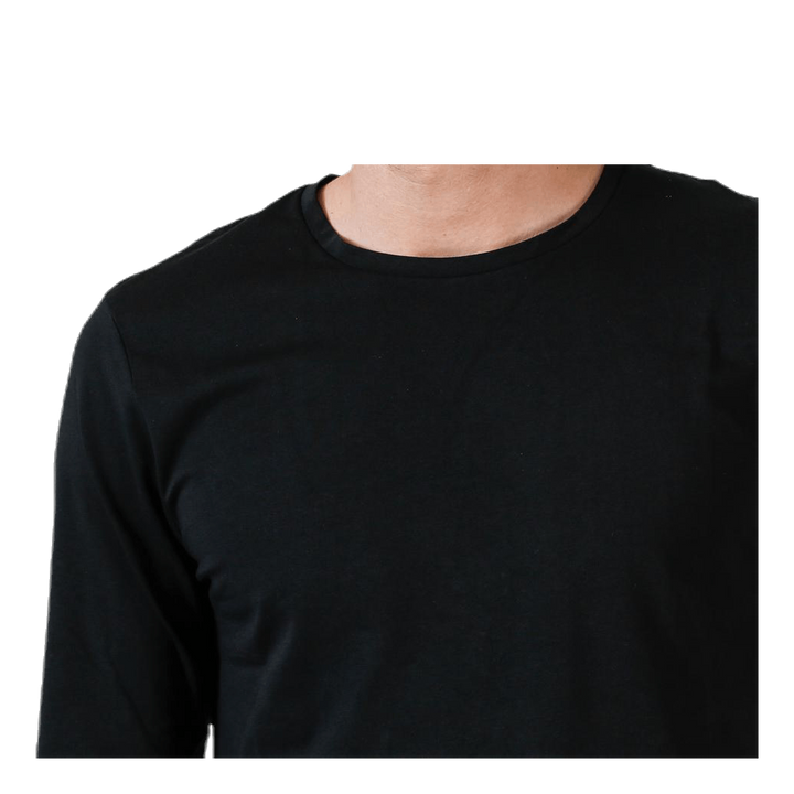 Crew Neck Longsleeve Black