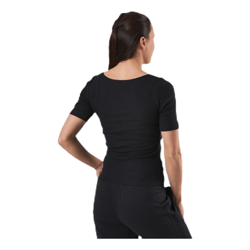 T-shirt Ribbed Black