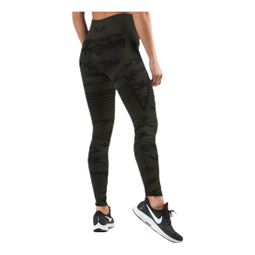 Seamless Camo Leggings Patterned/Black
