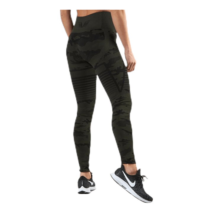 Seamless Camo Leggings Patterned/Black