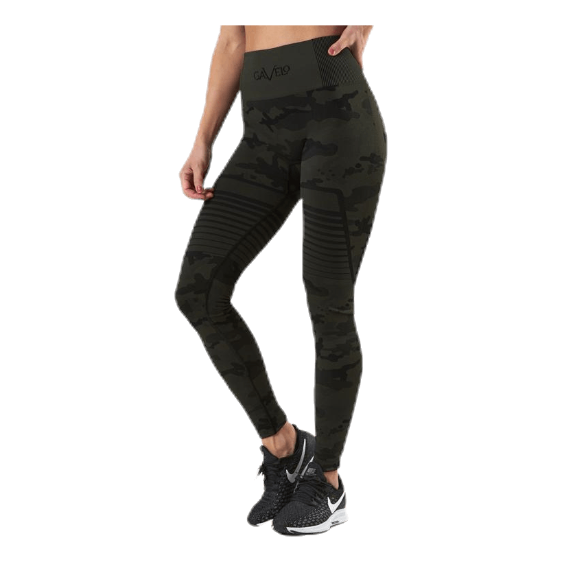 Seamless Camo Leggings Patterned/Black