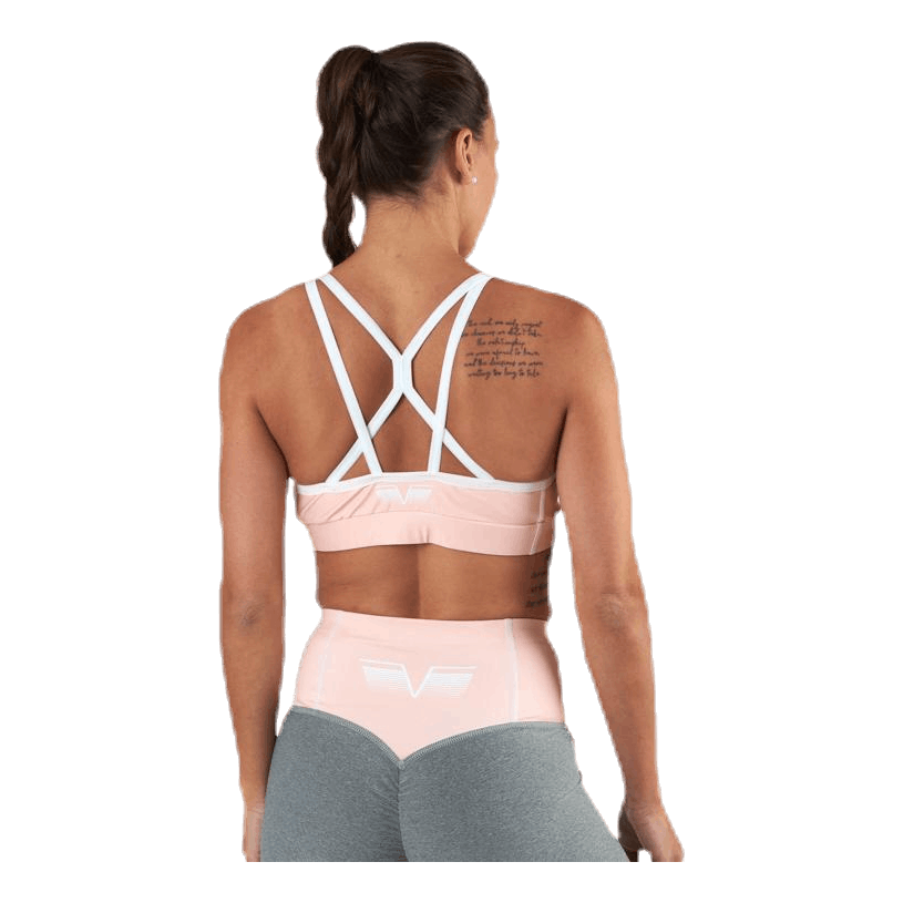 Peach Swirl Sports Bra Orange
