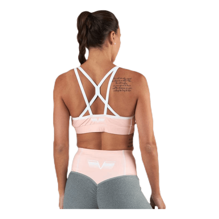Peach Swirl Sports Bra Orange