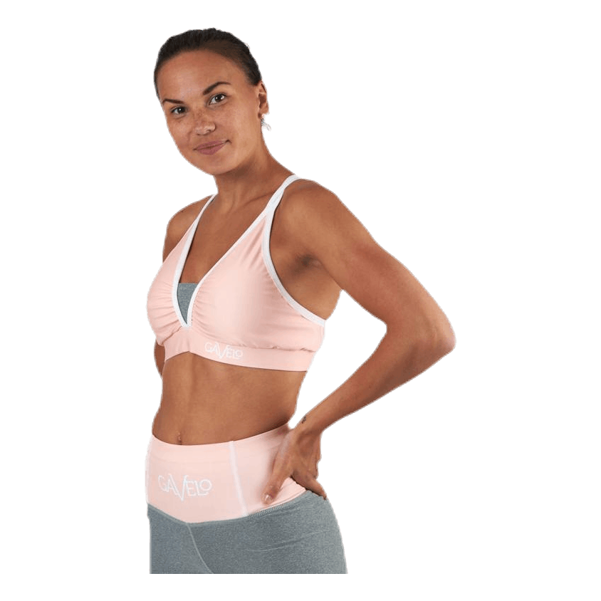 Peach Swirl Sports Bra Orange