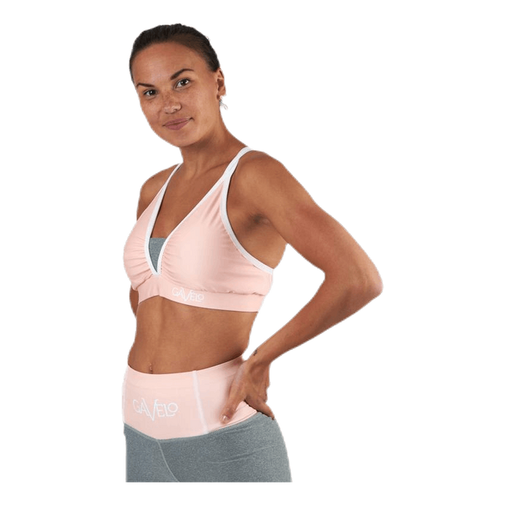 Peach Swirl Sports Bra Orange